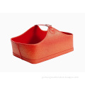 Guestroom Leather Shoes Basket, Shoes Storage Box, Gift Basket (PB088)